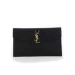 Saint Laurent Black Calf Leather Bos Taurus Wallet