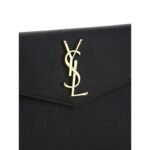 Saint Laurent Black Calf Leather Bos Taurus Wallet - Image 3