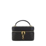 Saint Laurent Black Calf Leather Bos Taurus Handbag