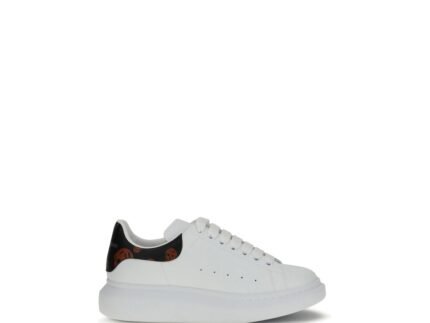 Sneakers Alexander McQueen Oversize Albi din Piele