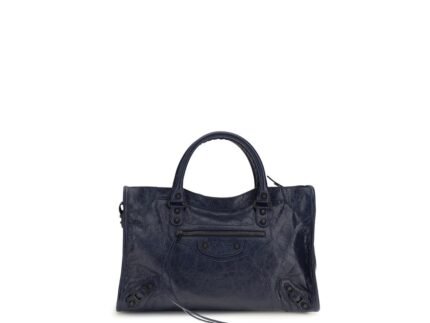 Balenciaga Black Calf Leather Bos Taurus Shoulder Bag