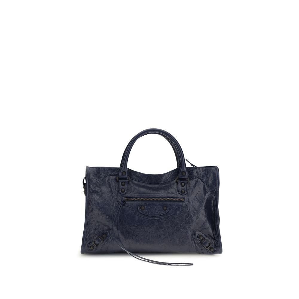 10504834-1.jpeg Balenciaga Black Calf Leather Bos Taurus Shoulder Bag - Image 1