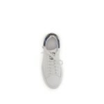 Burberry White Calf Leather Bos Taurus Low Top Sneakers - Image 4
