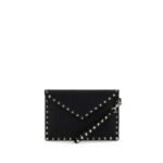Valentino Garavani Black Calf Leather Bos Taurus Accessories