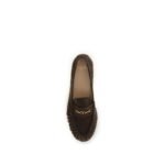 Valentino Garavani Brown Calf Leather Bos Taurus Slip-On Loafers - Image 4