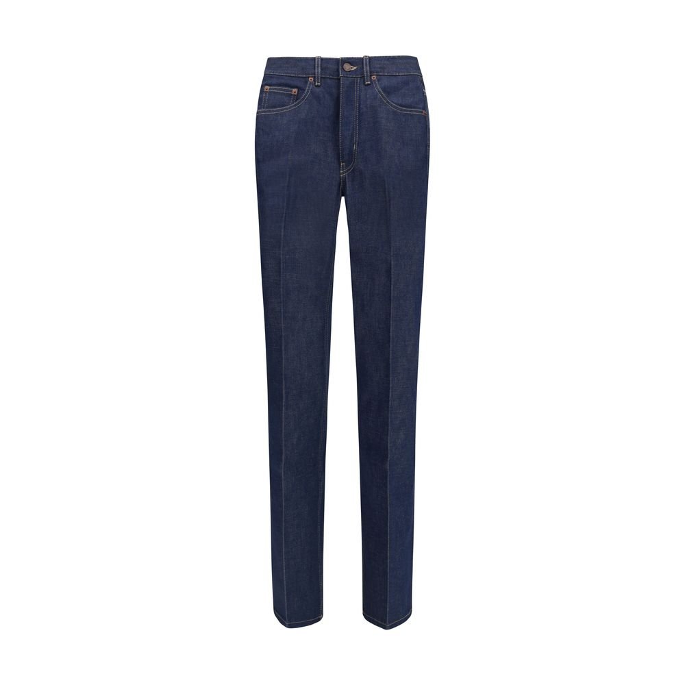 10505630-3.jpeg Chloé Blue Cotton Slim Fit Jeans - Image 1