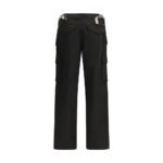 Burberry Black Cotton Cargo Pants - Image 2