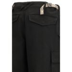 Burberry Black Cotton Cargo Pants - Image 3
