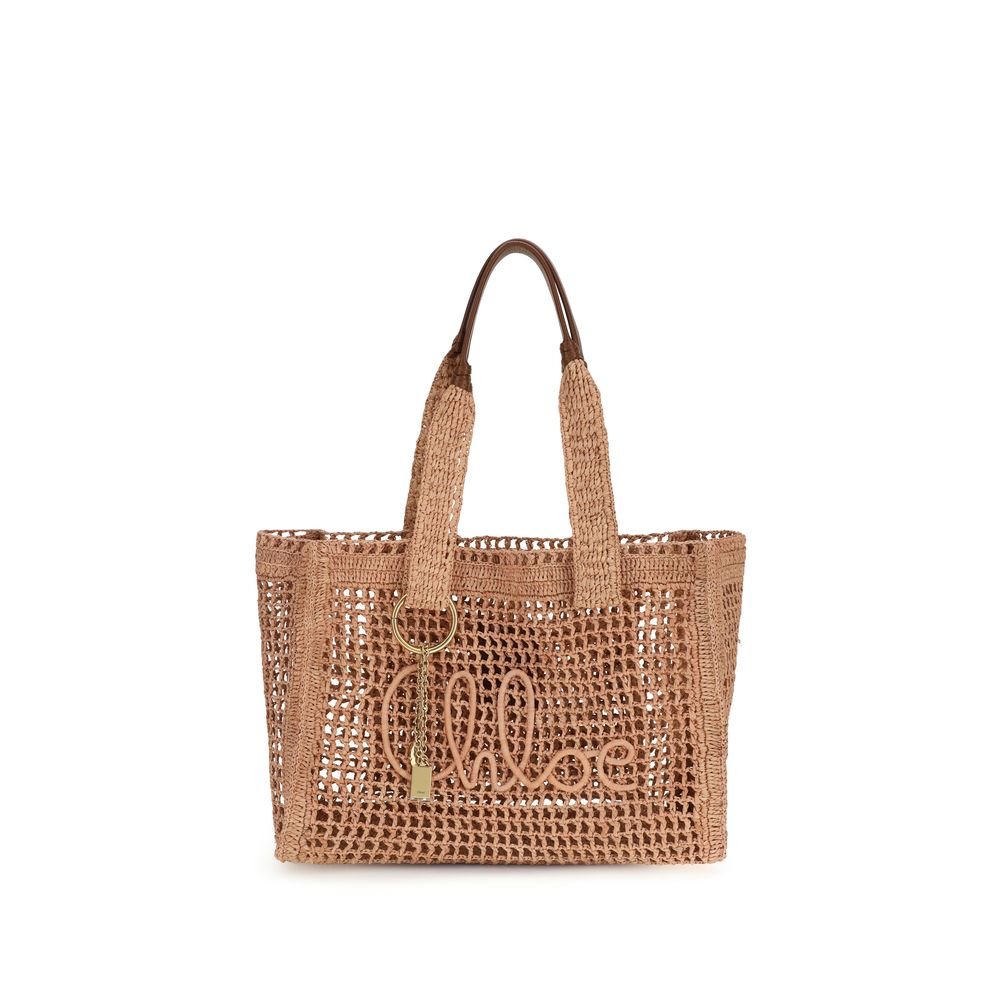 10506330.jpeg Chloé Beige Raffia Shoulder Bag - Image 1