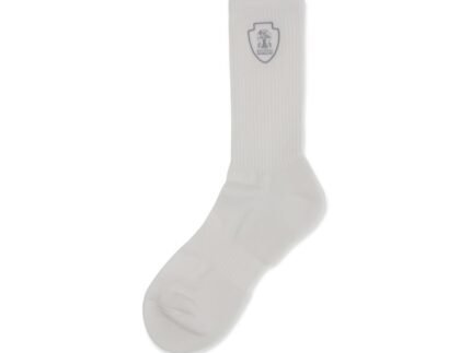 Brunello Cucinelli White Cotton Socks