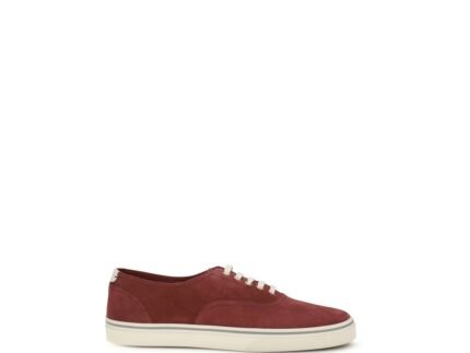 Sneakers Brunello Cucinelli reversed calfskin Bordeaux din Piele