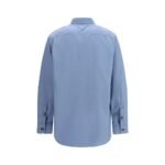 Prada Blue Cotton Dress Shirt - Image 2
