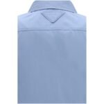 Prada Blue Cotton Dress Shirt - Image 3