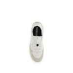 Moncler White Polyamide Athletic Sneakers - Image 4