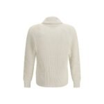 Cardigan Brunello Cucinelli cotton Bej din Bumbac - imagine 2