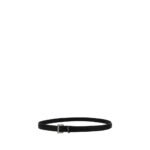 Saint Laurent Black Lamb Ovis Aries Aries Regular Belt - Image 2