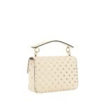 Valentino Garavani Beige Lamb Ovis Aries Aries Shoulder Bag - Image 3