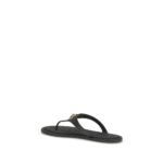 Versace Black Rubber Flip-Flop Sandals - Image 3