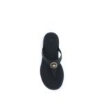 Versace Black Rubber Flip-Flop Sandals - Image 4