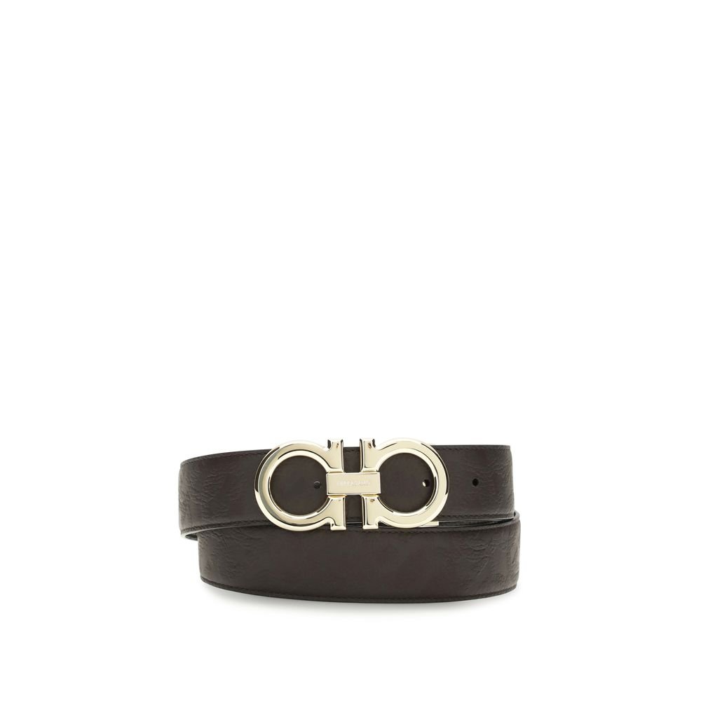 10509788.jpeg Ferragamo Brown Calf Leather Bos Taurus Regular Belt - Image 1