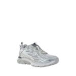 Off-White Gray Polyester Athletic Sneakers - Image 2