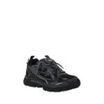 Off-White Black Polyester Athletic Sneakers - Image 2