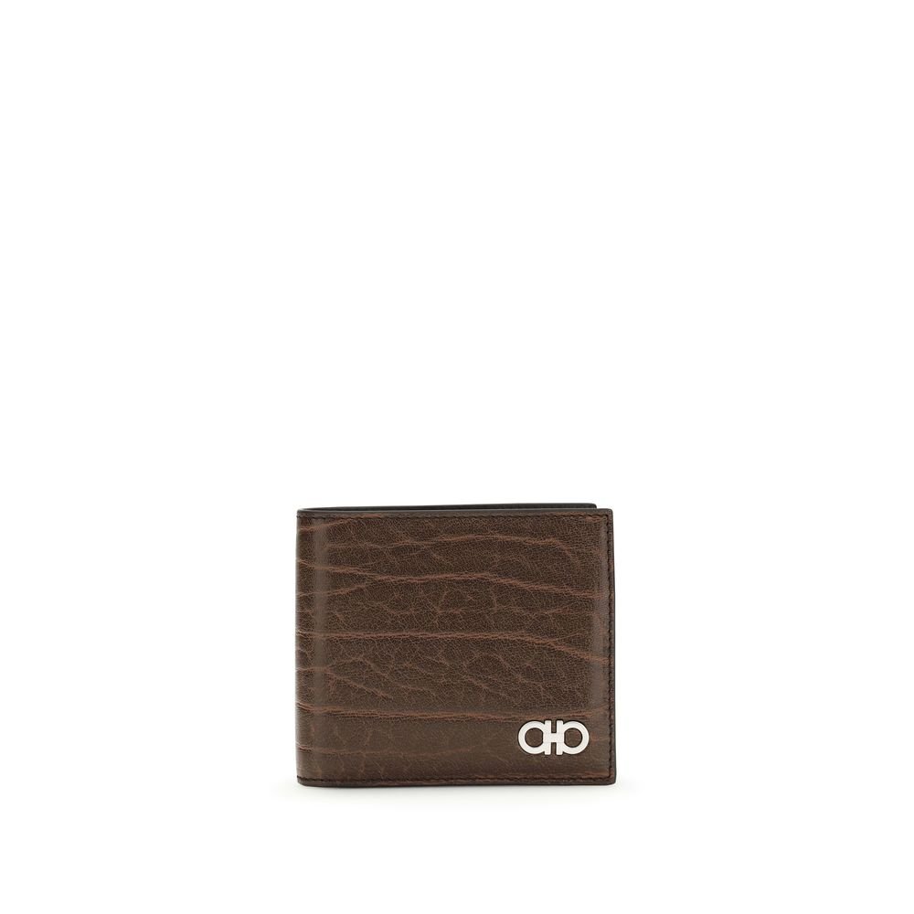 10511498-1.jpeg Ferragamo Brown Calf Leather Bos Taurus Wallet - Image 1