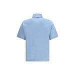 Ferragamo Blue Cotton Polo Shirt - Image 2