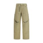 Alexander Wang Bicolor Cotton Cargo Pants
