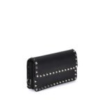 Valentino Garavani Black Calf Leather Bos Taurus Wallet - Image 2