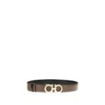 Ferragamo Brown Calf Leather Bos Taurus Regular Belt - Image 2
