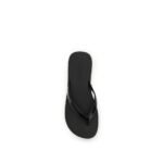 Prada Black Calf Leather Bos Taurus Flip-Flop Sandals - Image 4