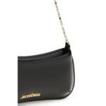 Jacquemus Black Calf Leather Bos Taurus Shoulder Bag - Image 4