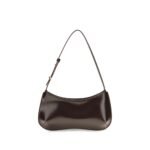 Jacquemus Brown Calf Leather Bos Taurus Shoulder Bag