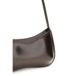 Jacquemus Brown Calf Leather Bos Taurus Shoulder Bag - Image 4