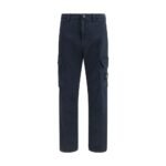 Pantaloni Cargo Stone Island Old Cargo Albastri din Bumbac