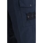 Stone Island Blue Cotton Cargo Pants - Image 3