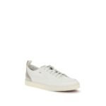 Santoni White Calf Leather Bos Taurus Low Top Sneakers - Image 2