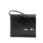 Tom Ford Black Calf Leather Bos Taurus Shoulder Bag - Image 4