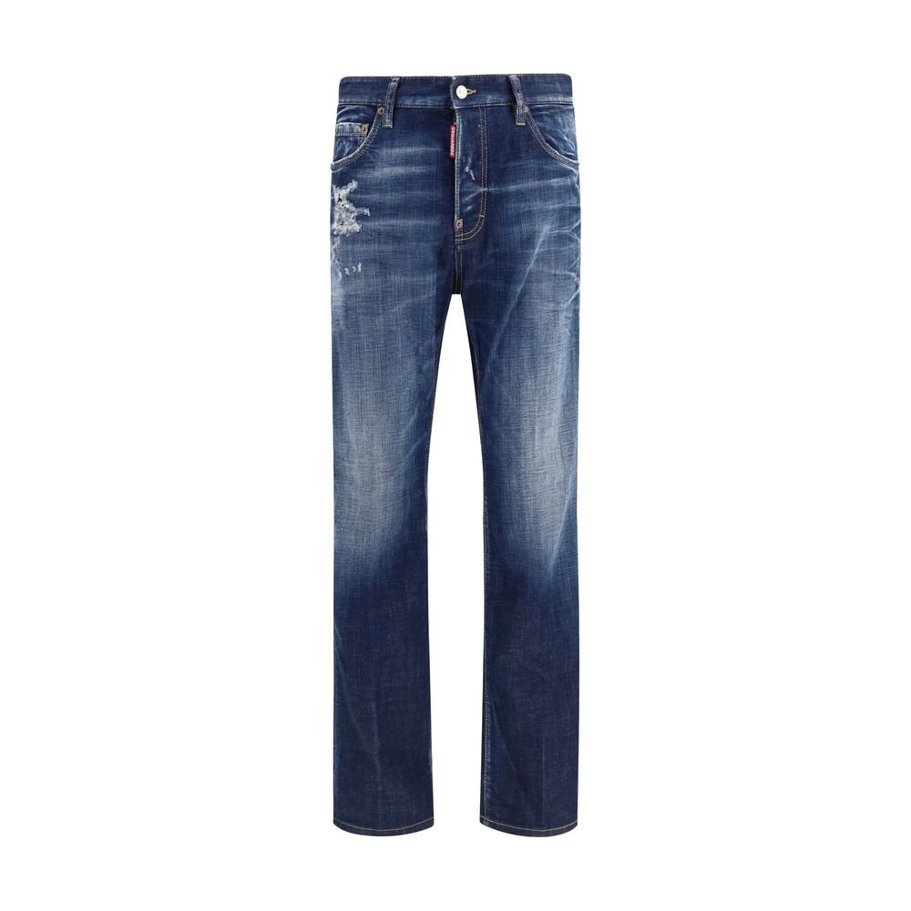 10514743.jpeg Jeans Dsquared² Albastri din Denim - imagine 1