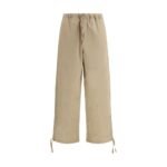 Ferragamo Beige Cotton Casual Pants