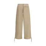 Ferragamo Beige Cotton Casual Pants - Image 2