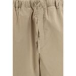 Ferragamo Beige Cotton Casual Pants - Image 3