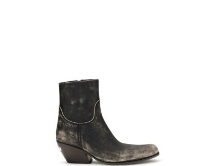 Botine Balenciaga Memphis Ankle Negre din Piele