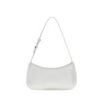 Jacquemus White Calf Leather Bos Taurus Shoulder Bag