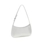 Jacquemus White Calf Leather Bos Taurus Shoulder Bag - Image 2