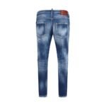 Dsquared² Blue Cotton Straight-Leg Jeans - Image 2