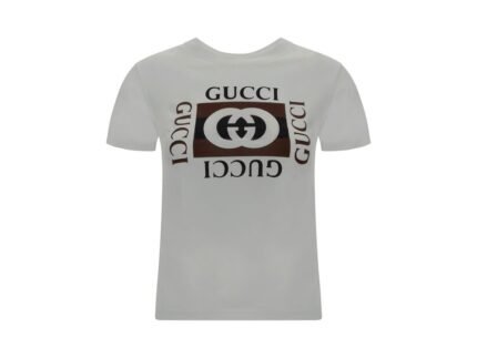 Gucci White Cotton T-Shirt