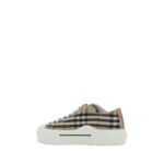 Burberry Brown Synthetic Low Top Sneakers - Image 3