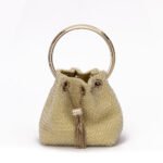 Jimmy Choo Yellow Bon Bon Micro Crystals Bucket